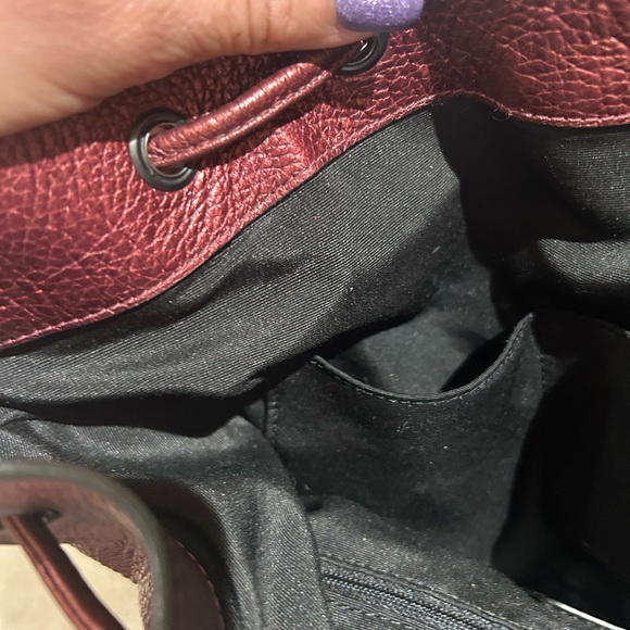 Coach Mickie Large Drawstring Bag w/ Matching Accordion Zip Wallet - Picture 10 of 16